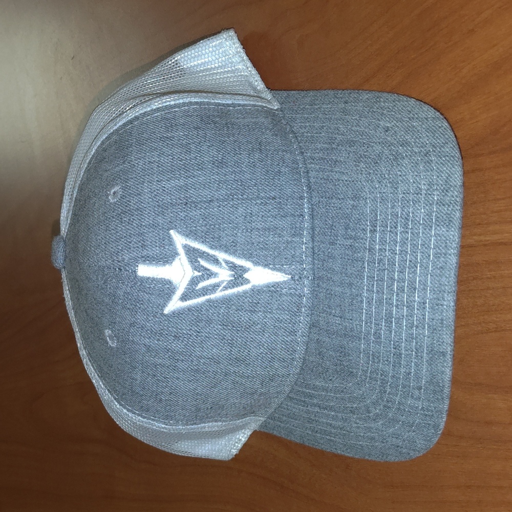 Warrior Energy Stitched Patch Trucker Mesh Strapback Cap Hat NWT